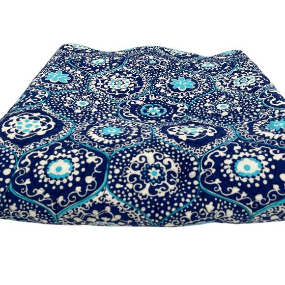 Trina Turk reversible floral geo print queen full quilt - Picture 1 of 9